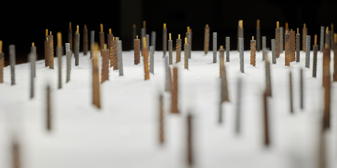 świeczki na makiecie