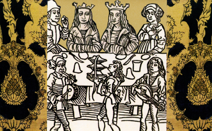 Kolaż „Uczta”, autor: Maria Molenda